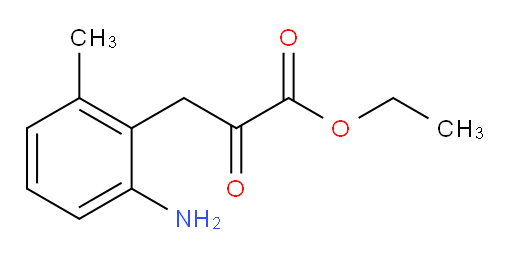ethyl 3-(2-amino-6-methylphenyl)-2-oxopropanoate