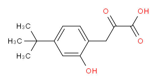 3-(4-(tert-butyl)-2-hydroxyphenyl)-2-oxopropanoic acid