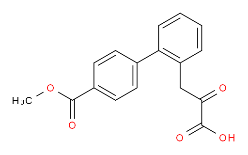 3-(4'-(methoxycarbonyl)-[1,1'-biphenyl]-2-yl)-2-oxopropanoic acid