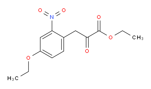 ethyl 3-(4-ethoxy-2-nitrophenyl)-2-oxopropanoate