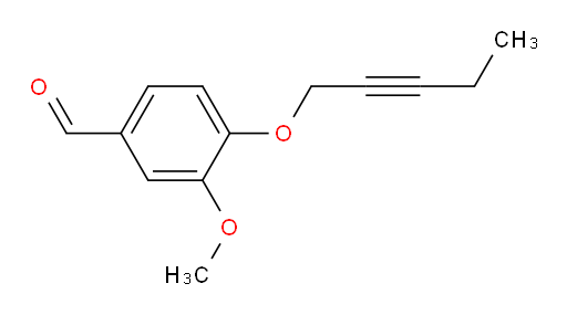 3-methoxy-4-(pent-2-yn-1-yloxy)benzaldehyde