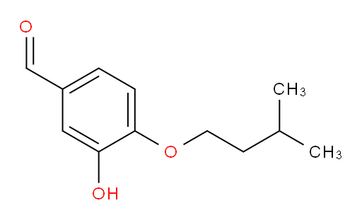 3-hydroxy-4-(isopentyloxy)benzaldehyde