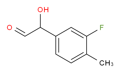 2-(3-fluoro-4-methylphenyl)-2-hydroxyacetaldehyde