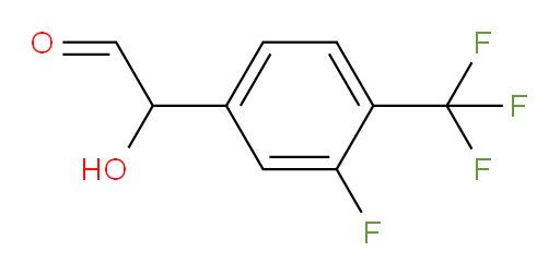 2-(3-fluoro-4-(trifluoromethyl)phenyl)-2-hydroxyacetaldehyde