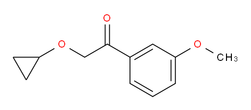 2-cyclopropoxy-1-(3-methoxyphenyl)ethanone