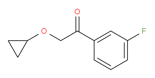 2-cyclopropoxy-1-(3-fluorophenyl)ethanone