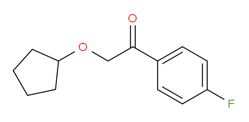 2-(cyclopentyloxy)-1-(4-fluorophenyl)ethanone