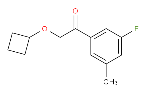 2-cyclobutoxy-1-(3-fluoro-5-methylphenyl)ethanone