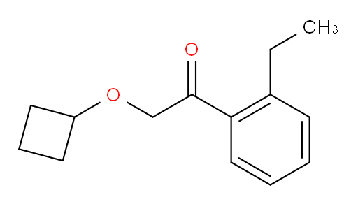 2-cyclobutoxy-1-(2-ethylphenyl)ethanone