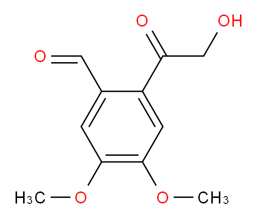 2-(2-hydroxyacetyl)-4,5-dimethoxybenzaldehyde