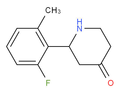 2-(2-fluoro-6-methylphenyl)piperidin-4-one