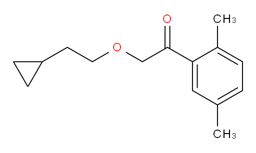2-(2-cyclopropylethoxy)-1-(2,5-dimethylphenyl)ethanone