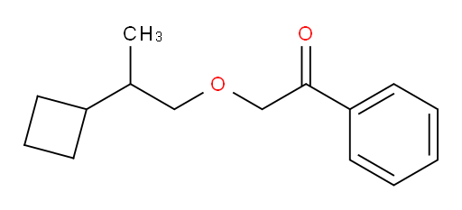 2-(2-cyclobutylpropoxy)-1-phenylethanone