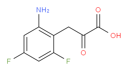 3-(2-amino-4,6-difluorophenyl)-2-oxopropanoic acid