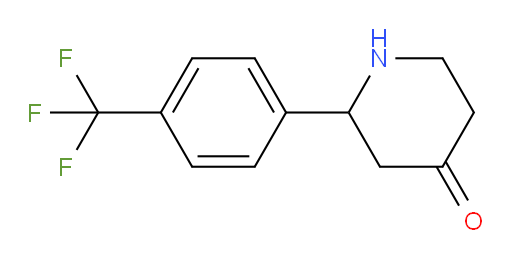 2-(4-(trifluoromethyl)phenyl)piperidin-4-one