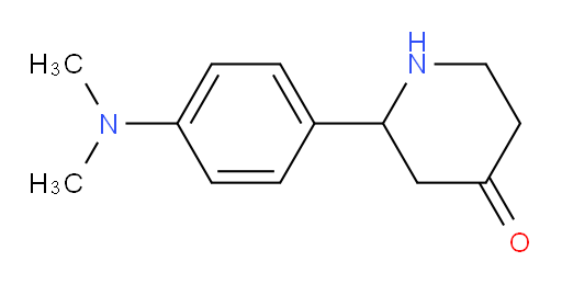 2-(4-(dimethylamino)phenyl)piperidin-4-one