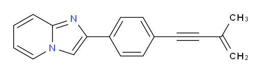 2-(4-(3-methylbut-3-en-1-yn-1-yl)phenyl)imidazo[1,2-a]pyridine