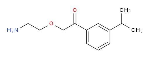 2-(2-aminoethoxy)-1-(3-isopropylphenyl)ethanone
