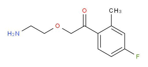 2-(2-aminoethoxy)-1-(4-fluoro-2-methylphenyl)ethanone