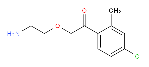 2-(2-aminoethoxy)-1-(4-chloro-2-methylphenyl)ethanone