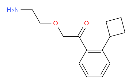 2-(2-aminoethoxy)-1-(2-cyclobutylphenyl)ethanone
