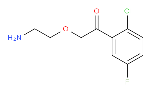 2-(2-aminoethoxy)-1-(2-chloro-5-fluorophenyl)ethanone