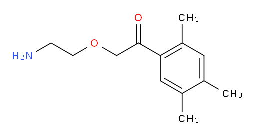 2-(2-aminoethoxy)-1-(2,4,5-trimethylphenyl)ethanone