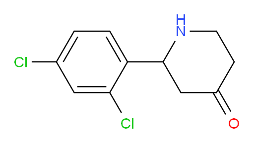 2-(2,4-dichlorophenyl)piperidin-4-one