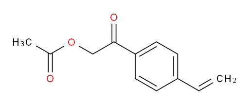 2-oxo-2-(4-vinylphenyl)ethyl acetate