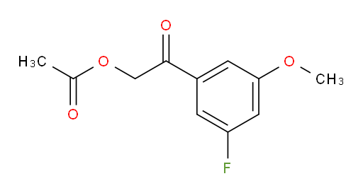 2-(3-fluoro-5-methoxyphenyl)-2-oxoethyl acetate