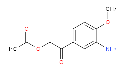 2-(3-amino-4-methoxyphenyl)-2-oxoethyl acetate