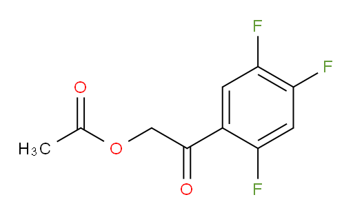 2-oxo-2-(2,4,5-trifluorophenyl)ethyl acetate