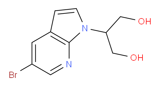 2-(5-bromo-1H-pyrrolo[2,3-b]pyridin-1-yl)propane-1,3-diol