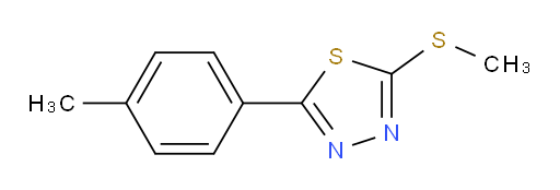 2-(methylthio)-5-(p-tolyl)-1,3,4-thiadiazole