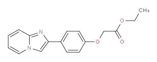 ethyl 2-(4-(imidazo[1,2-a]pyridin-2-yl)phenoxy)acetate