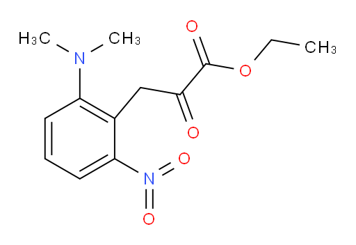 ethyl 3-(2-(dimethylamino)-6-nitrophenyl)-2-oxopropanoate