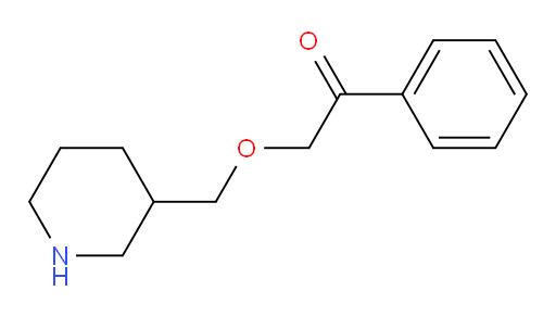 1-phenyl-2-(piperidin-3-ylmethoxy)ethanone