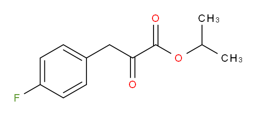 isopropyl 3-(4-fluorophenyl)-2-oxopropanoate