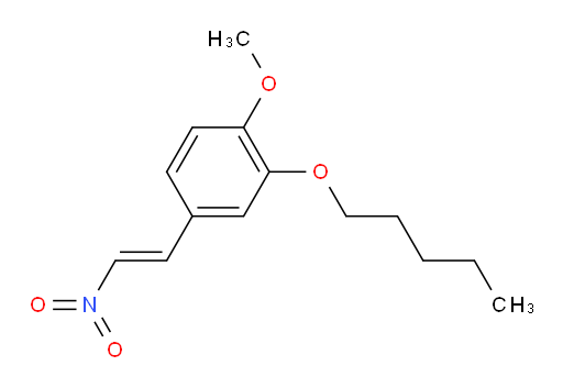 (E)-1-methoxy-4-(2-nitrovinyl)-2-(pentyloxy)benzene
