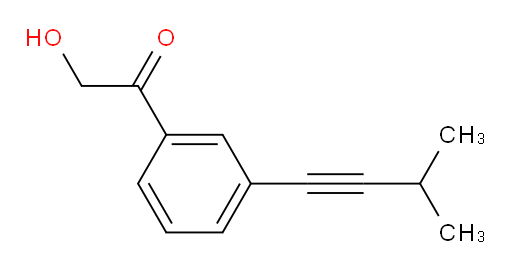 2-hydroxy-1-(3-(3-methylbut-1-yn-1-yl)phenyl)ethanone
