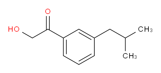 2-hydroxy-1-(3-isobutylphenyl)ethanone