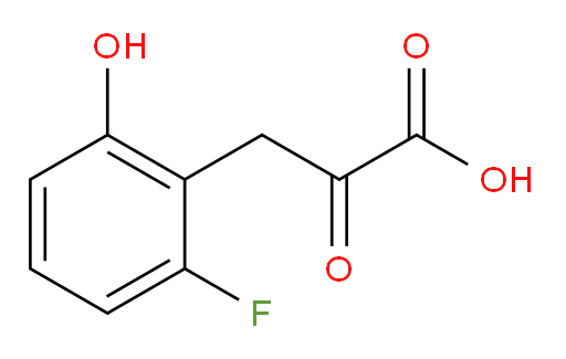 3-(2-fluoro-6-hydroxyphenyl)-2-oxopropanoic acid