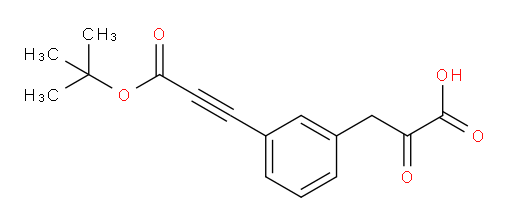 3-(3-(3-(tert-butoxy)-3-oxoprop-1-yn-1-yl)phenyl)-2-oxopropanoic acid