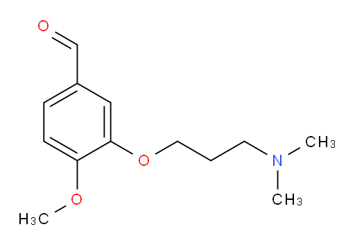 3-(3-(dimethylamino)propoxy)-4-methoxybenzaldehyde