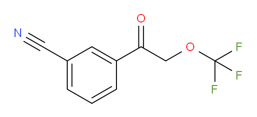 3-(2-(trifluoromethoxy)acetyl)benzonitrile