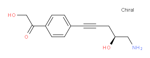 (S)-1-(4-(5-amino-4-hydroxypent-1-yn-1-yl)phenyl)-2-hydroxyethanone