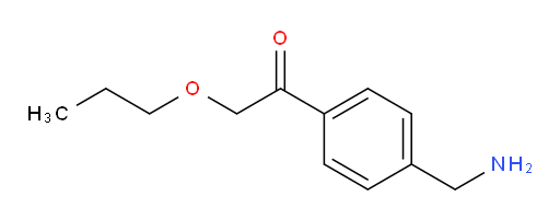 1-(4-(aminomethyl)phenyl)-2-propoxyethanone