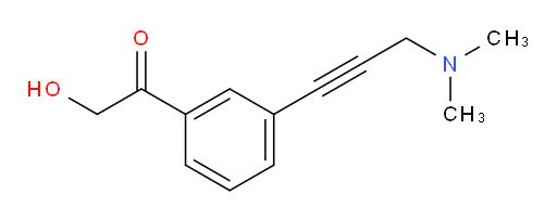 1-(3-(3-(dimethylamino)prop-1-yn-1-yl)phenyl)-2-hydroxyethanone