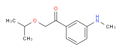 2-isopropoxy-1-(3-(methylamino)phenyl)ethanone