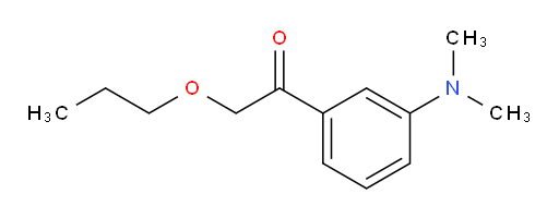 1-(3-(dimethylamino)phenyl)-2-propoxyethanone